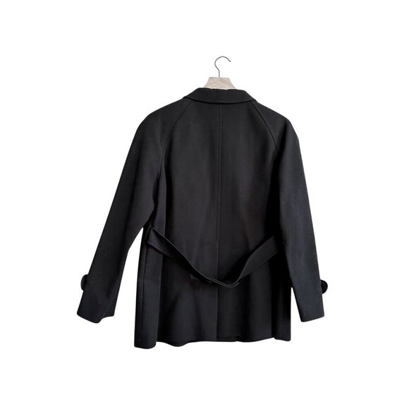 See by Chloe Black Cotton‎ Pea Coat/Jacket, Size US10/Italy 46 - Picture 3 of 16
